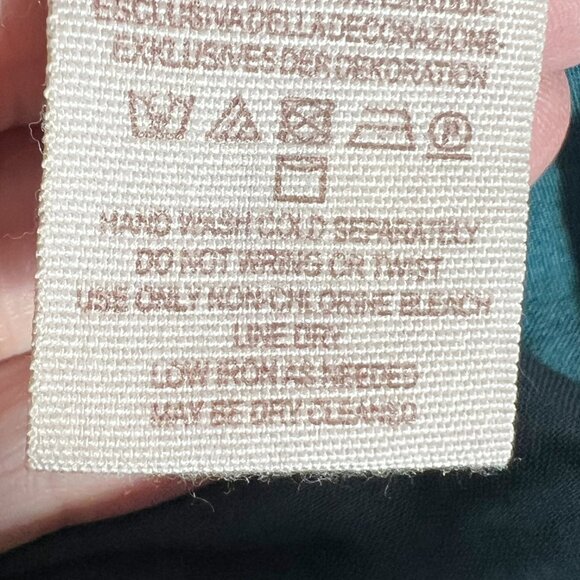 Free People | Sweet Tennessee Babydoll Long Sleeve Embroidered Dress in Teal | S - Picture 14 of 15